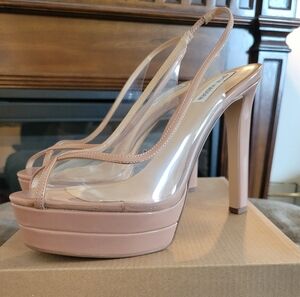 Steve Madden Cream Tan Heels Modern Elegance Zailey Blush